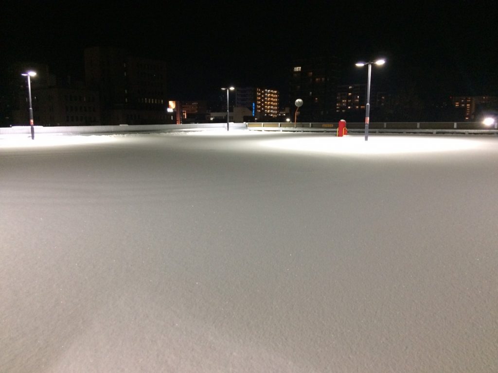 緑町駐車場除雪１
